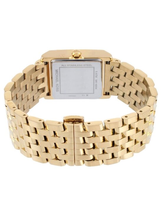 NWT Michael Kors Petite Georgie Quartz Gold Dial Ladies Watch